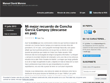 Tablet Screenshot of manueldavidmoreno.wordpress.com