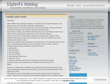 Tablet Screenshot of 53ptin4.wordpress.com