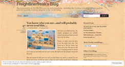Desktop Screenshot of freightlinerfreak.wordpress.com