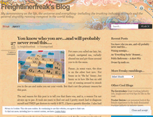 Tablet Screenshot of freightlinerfreak.wordpress.com