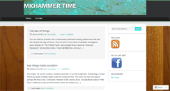 Desktop Screenshot of mkhammertime.wordpress.com