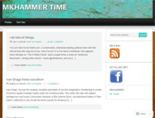 Tablet Screenshot of mkhammertime.wordpress.com