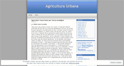 Desktop Screenshot of agriculturanoasfalto.wordpress.com