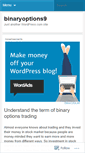 Mobile Screenshot of binaryoptions9.wordpress.com