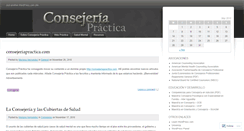 Desktop Screenshot of consejeriapractica.wordpress.com