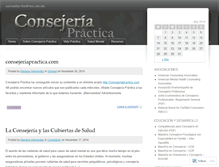Tablet Screenshot of consejeriapractica.wordpress.com