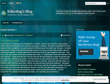 Tablet Screenshot of killerbug666.wordpress.com