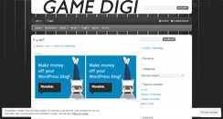 Desktop Screenshot of gamedigi.wordpress.com