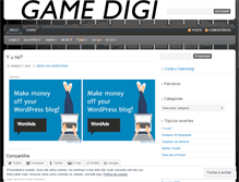 Tablet Screenshot of gamedigi.wordpress.com