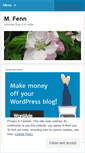 Mobile Screenshot of mfennwrites.wordpress.com