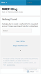 Mobile Screenshot of mkefiblog.wordpress.com