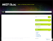Tablet Screenshot of mkefiblog.wordpress.com