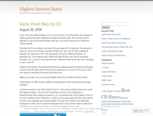 Tablet Screenshot of highestinterestrates3.wordpress.com