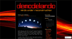 Desktop Screenshot of demodelando.wordpress.com