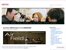 Tablet Screenshot of nepan.wordpress.com