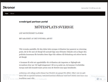 Tablet Screenshot of 3kronor.wordpress.com