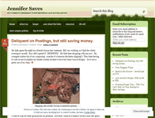 Tablet Screenshot of jennifersaves.wordpress.com