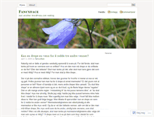 Tablet Screenshot of fancyyface.wordpress.com