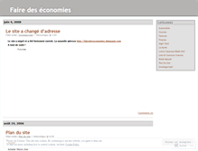 Tablet Screenshot of fairedeseconomies.wordpress.com