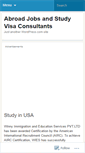 Mobile Screenshot of abroadjobsandstudyvisaconsultants.wordpress.com