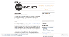 Desktop Screenshot of kiermatthews.wordpress.com