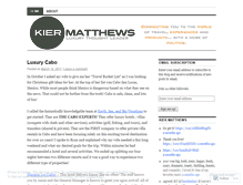 Tablet Screenshot of kiermatthews.wordpress.com