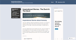 Desktop Screenshot of bestinspirationalstories.wordpress.com