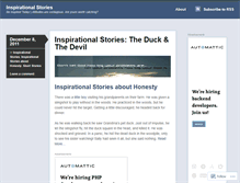 Tablet Screenshot of bestinspirationalstories.wordpress.com