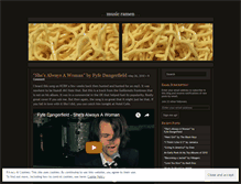 Tablet Screenshot of musicramen.wordpress.com