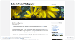 Desktop Screenshot of gabriellegallantphoto.wordpress.com