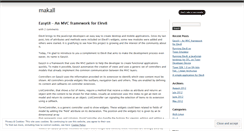 Desktop Screenshot of makall.wordpress.com