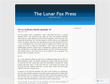 Tablet Screenshot of lunarlorax.wordpress.com