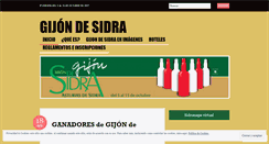 Desktop Screenshot of gijondesidra.wordpress.com