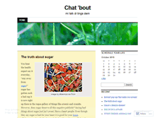 Tablet Screenshot of chatbout.wordpress.com