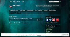 Desktop Screenshot of foodnewz.wordpress.com