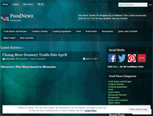 Tablet Screenshot of foodnewz.wordpress.com
