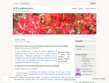 Tablet Screenshot of oflamboyant.wordpress.com