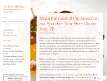 Tablet Screenshot of bistro185blog.wordpress.com