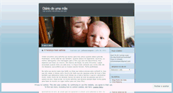Desktop Screenshot of diariodamae.wordpress.com