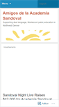 Mobile Screenshot of amigosdelaacademiasandoval.wordpress.com