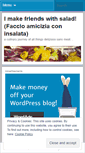 Mobile Screenshot of faccioamiciziaconinsalata.wordpress.com