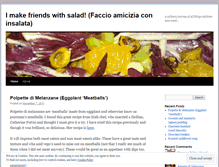 Tablet Screenshot of faccioamiciziaconinsalata.wordpress.com