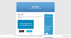 Desktop Screenshot of dulieu.wordpress.com
