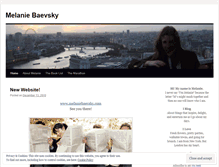 Tablet Screenshot of melaniebaevsky.wordpress.com