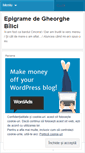 Mobile Screenshot of gheorghebilici.wordpress.com