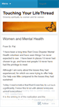 Mobile Screenshot of lifethread.wordpress.com