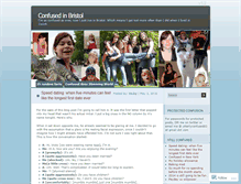 Tablet Screenshot of confusedinbristol.wordpress.com