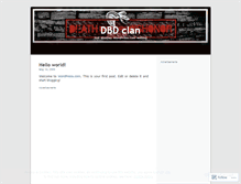 Tablet Screenshot of insdbdclan.wordpress.com