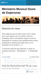 Mobile Screenshot of musicosoasis.wordpress.com