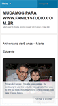 Mobile Screenshot of familyproducoes.wordpress.com